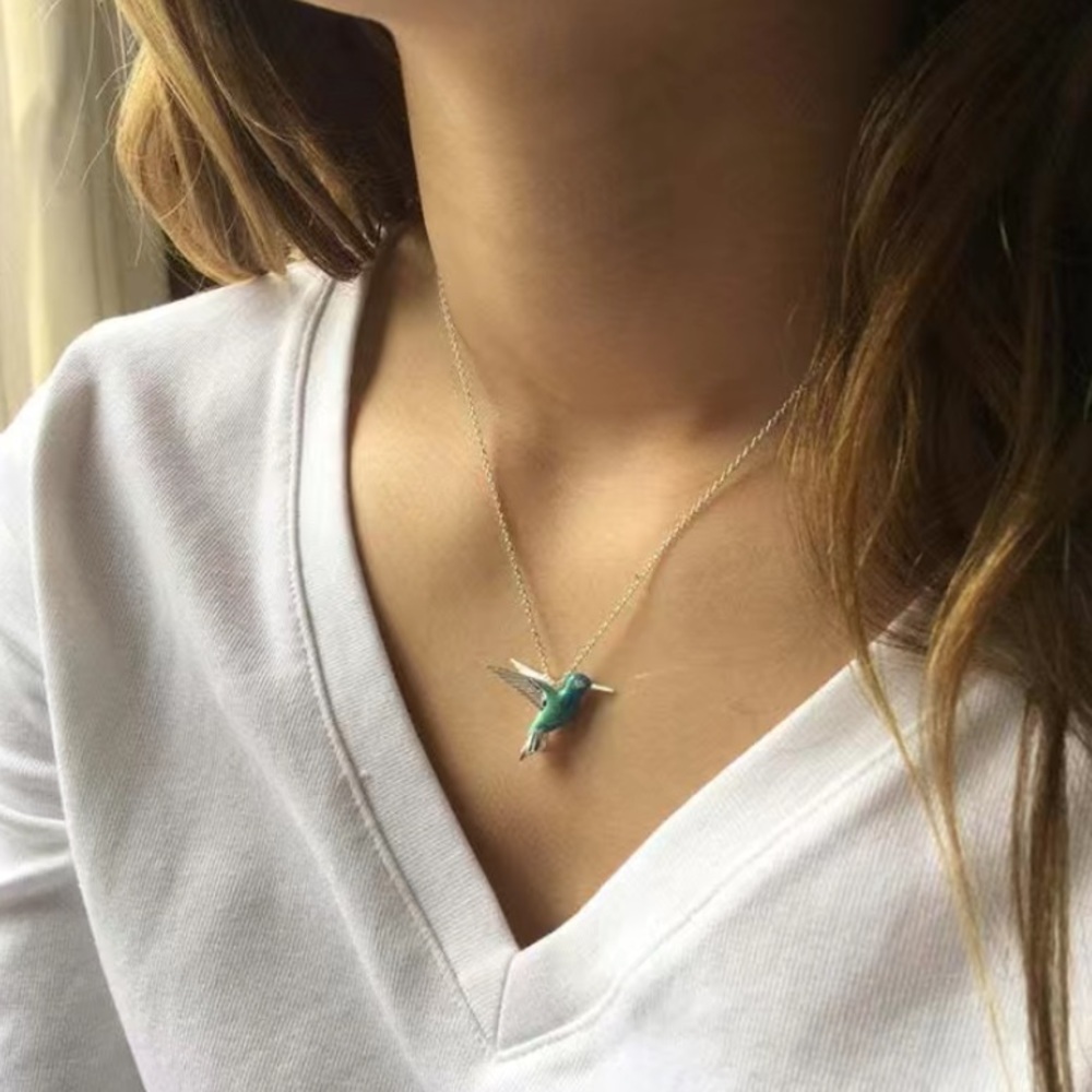 Humming Bird necklace - Picture 6 of 6